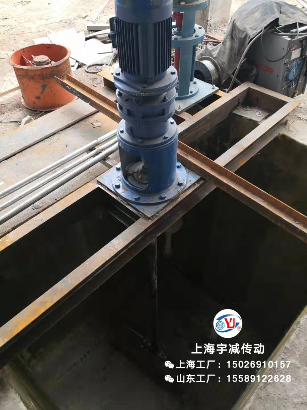 p热电(sh)回收水池Qo液池Q搅拌器现场